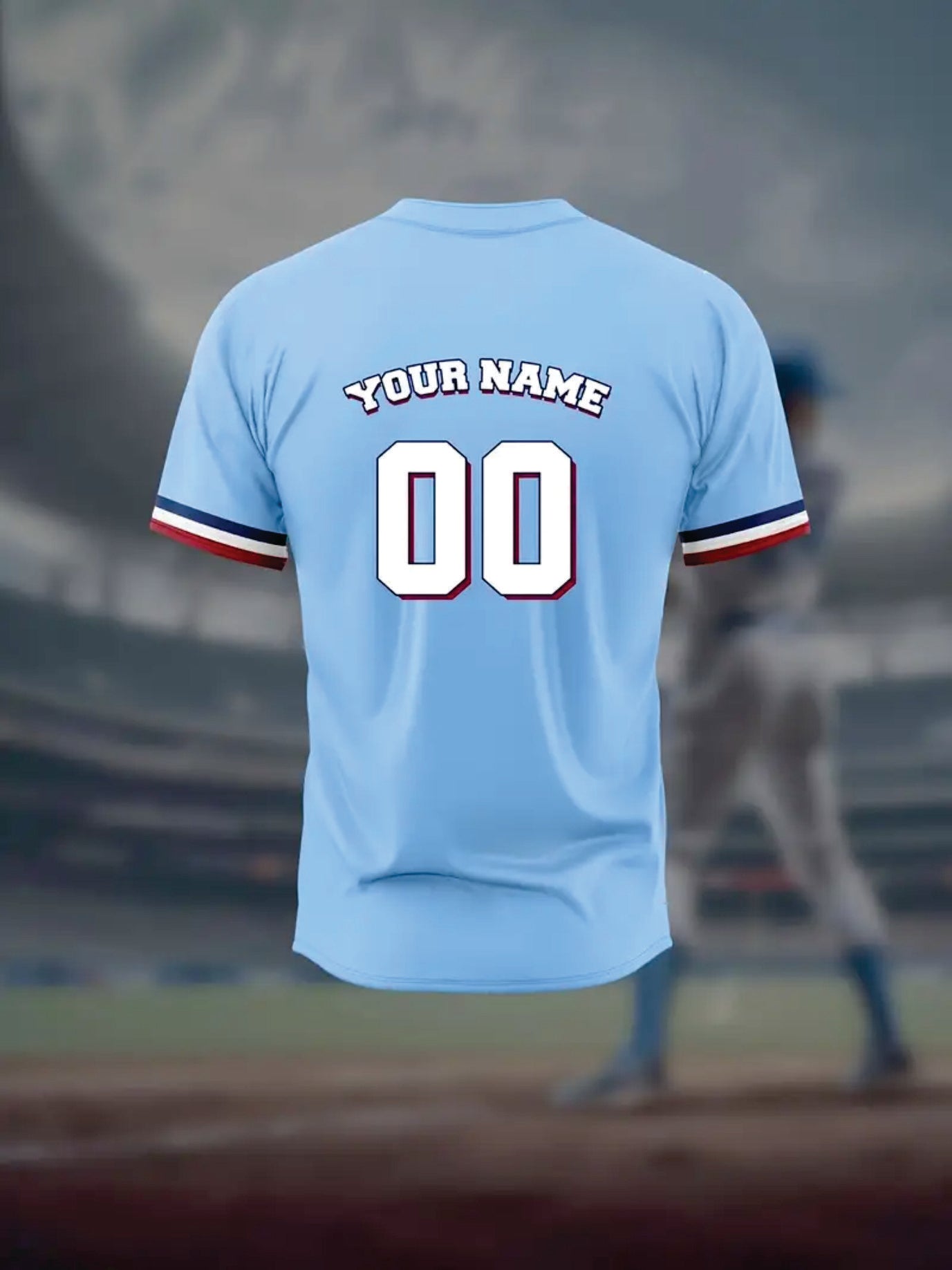 NAME AND NUMBER ON BACK OF ANY ITEM