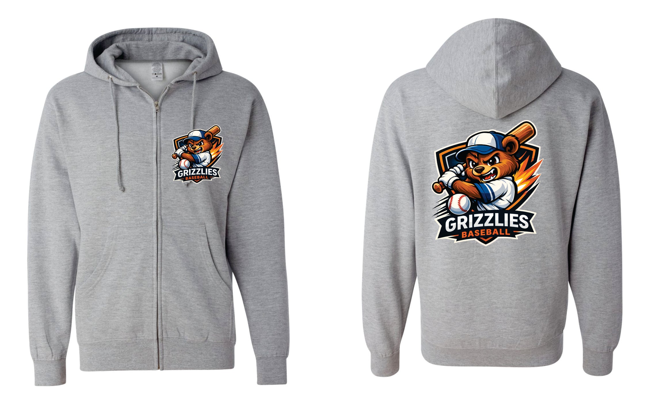 Grizzlies Full Zip Hoodie