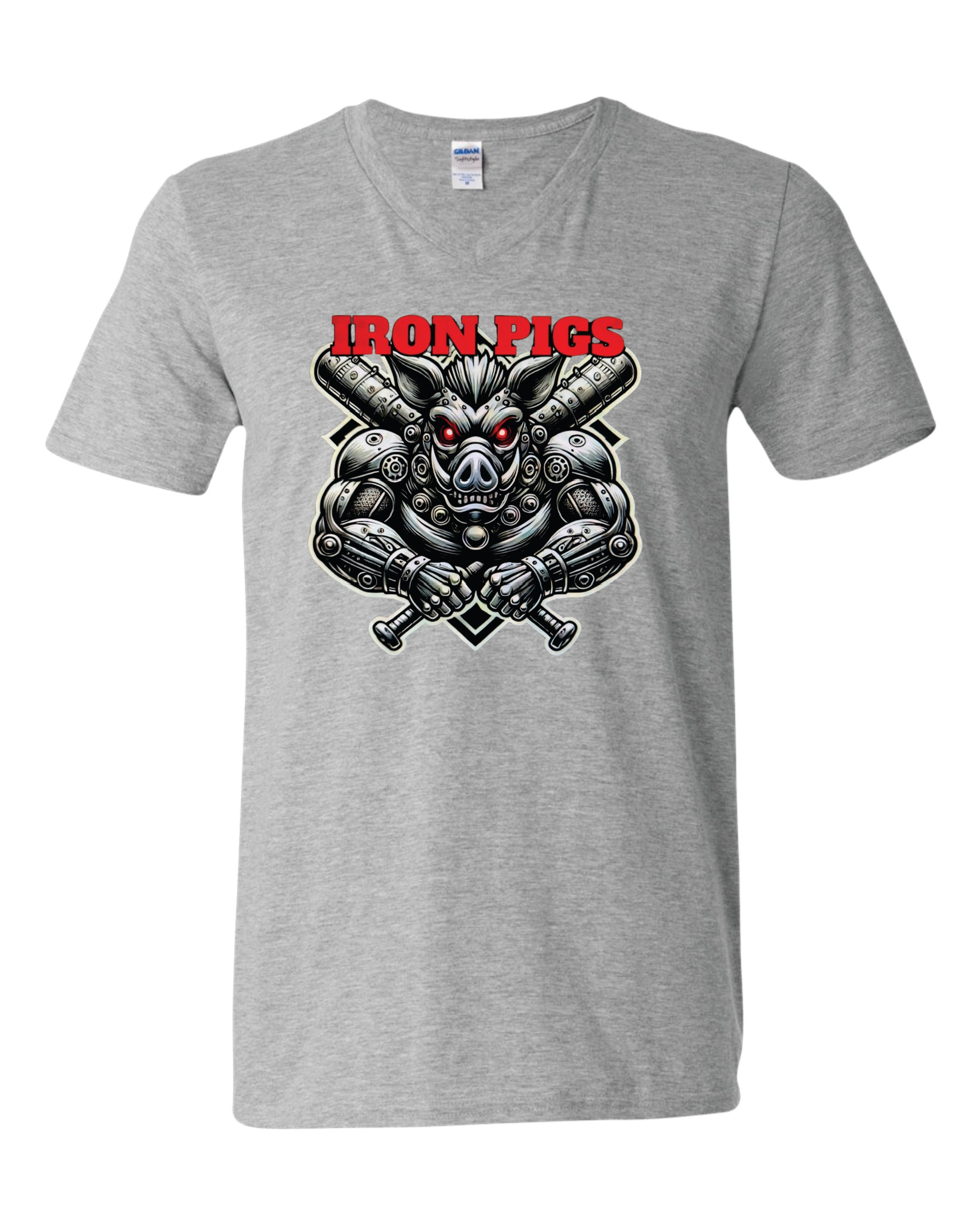 Iron Pigs Unisex V Neck