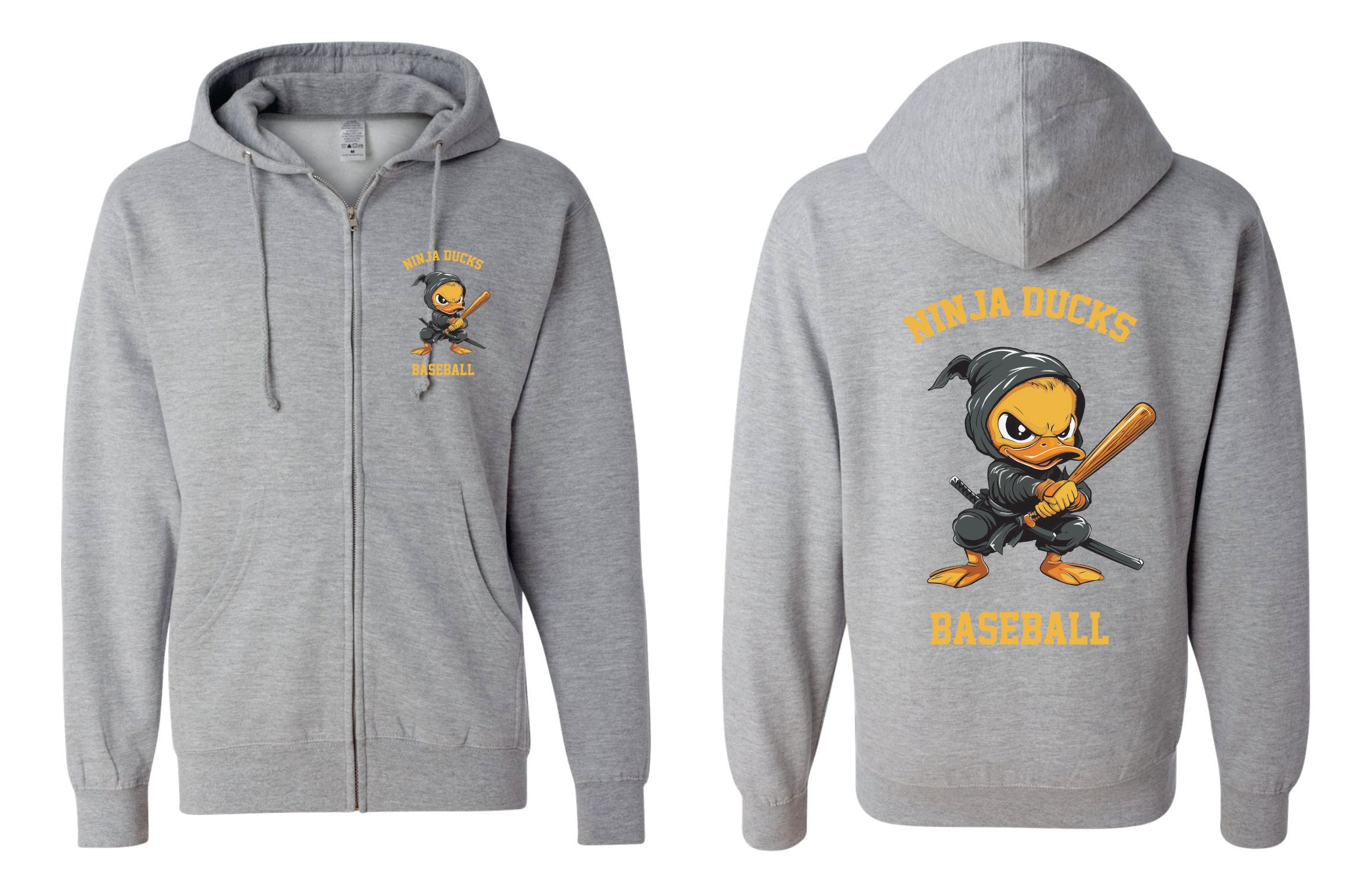 Ninja Ducks Full Zip Hoodie